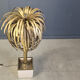 Brass palm tree floor lamp by Maison Jansen, 1970s