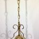 1-light lantern in gold metal