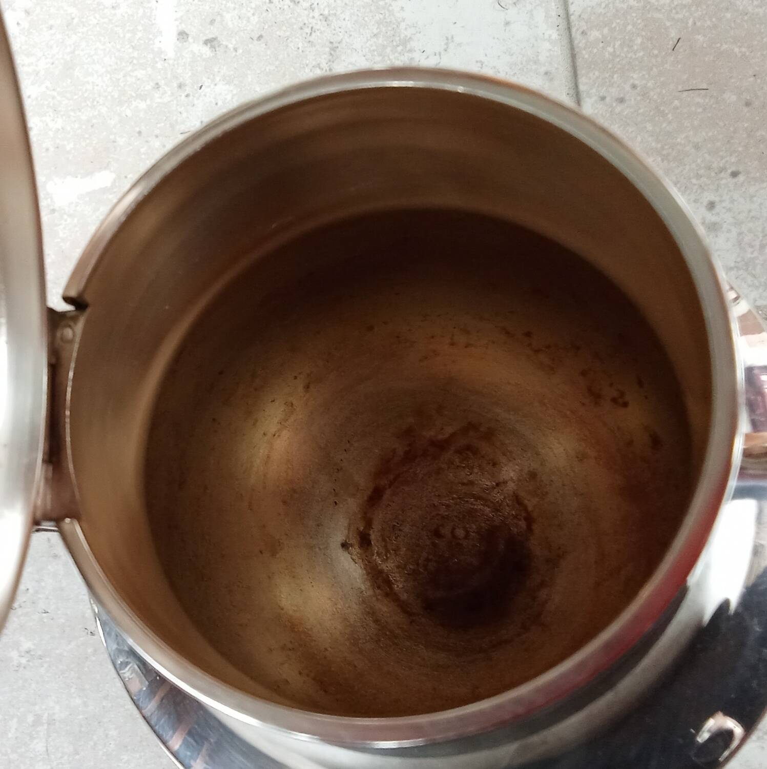 Old silver-plated coffee service