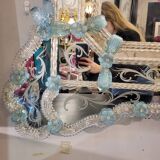 Espejo in Murano crystal, recorded in acid, Ongaro and Fuga, s.XX – Italia