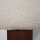 Set of Four Scandinavian Chairs in Bouclé wool