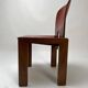 Set of Leather 121 Chairs by Afra & Tobia Scarpa for Cassina, 1967