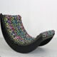 Verner Panton "Relaxer 2" Rocking Chair by Rosenthal, 1970s Denmark