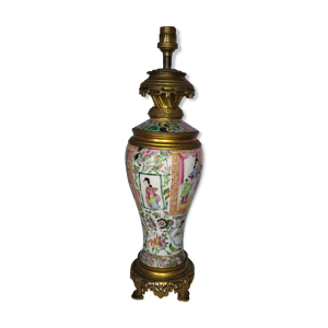 Pied de lampe porcelaine - chine
