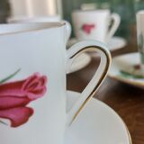 6 tasses à espresso en porcelaine bavaroise Winterling Marktleuthen