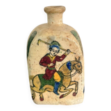 Ancient triangular vase perfume bottle Kohl Persian Qajar Iran Cavalier Gul O