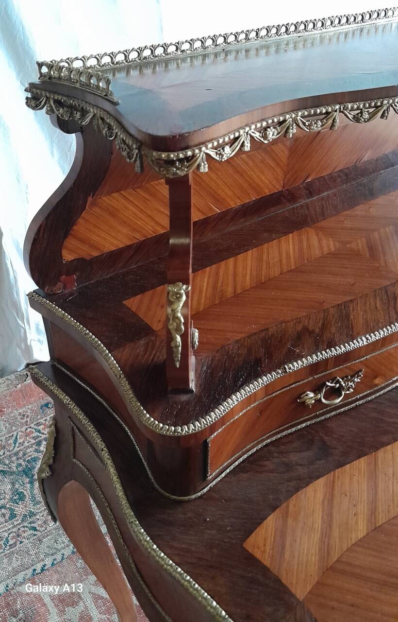 Louis XV Style Stepped Lady's Desk - 19th Century