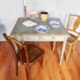 Old patinated farmhouse table