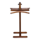 Vintage wooden clothes rack by TON, Czechoslovakia, circa 1960.