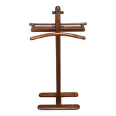 Vintage wooden clothes rack by TON, Czechoslovakia, circa 1960.