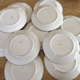 Series of 11 flat plates, Dutch earthenware, early XX