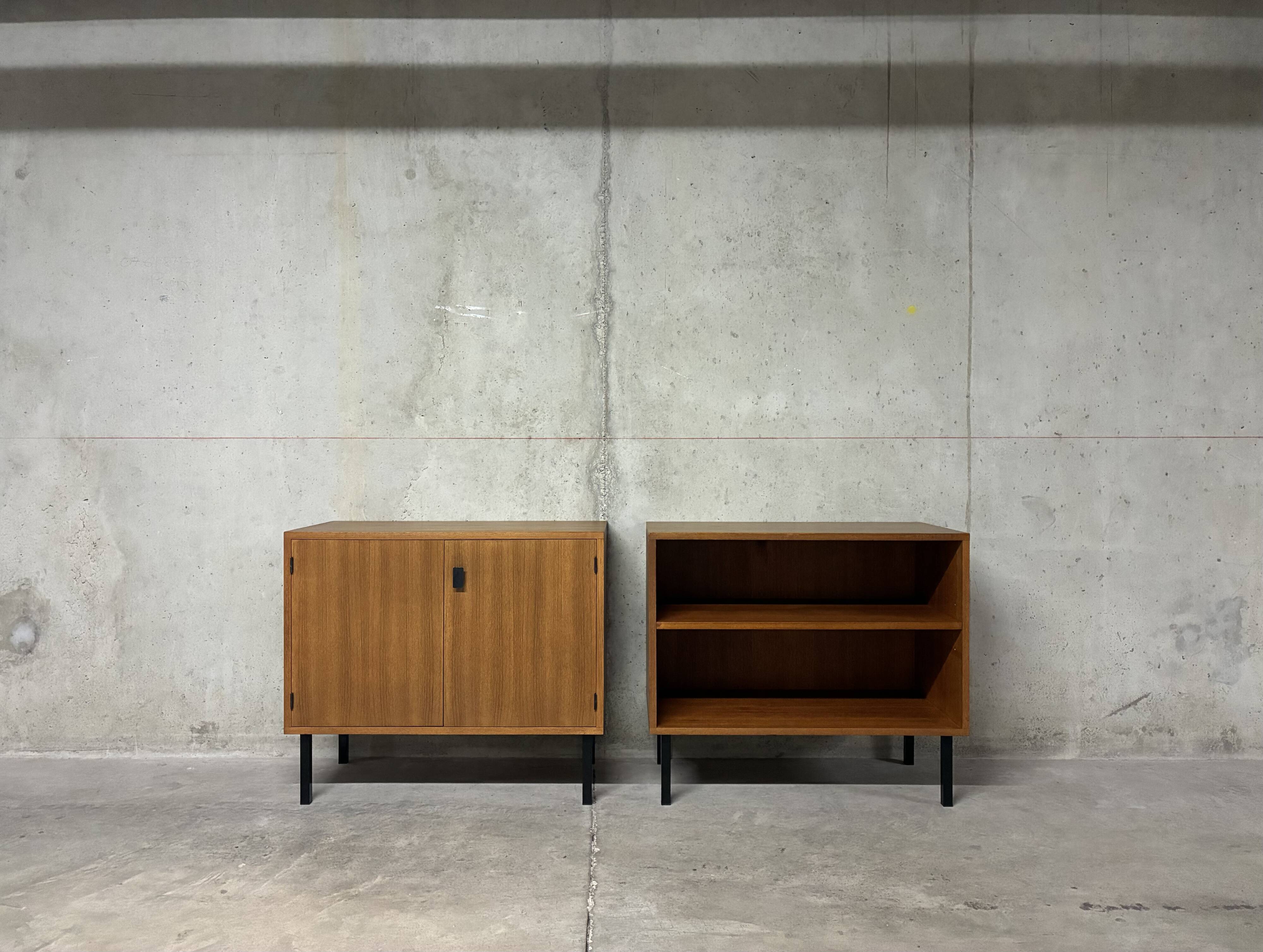 Modernist teak enfilade by Philippon Lecoq, vintage 1960s.