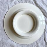 Salins ironstone footed dish 24.5 cm