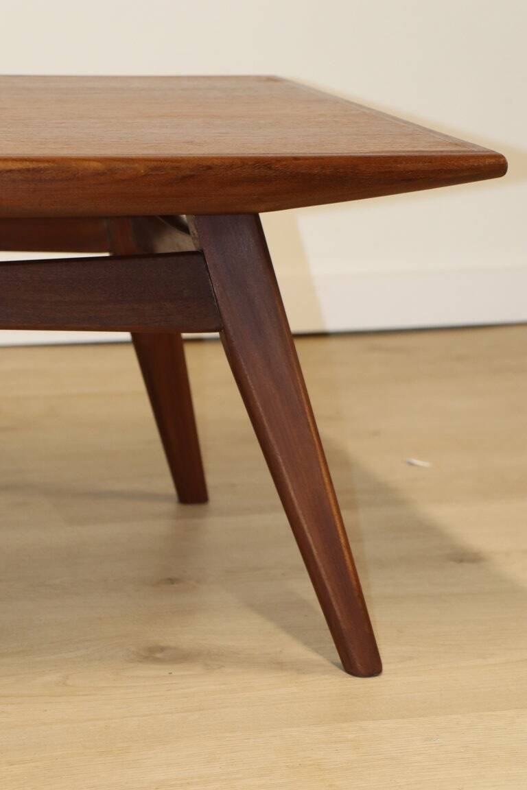 Scandinavian teak coffee table, 1960
