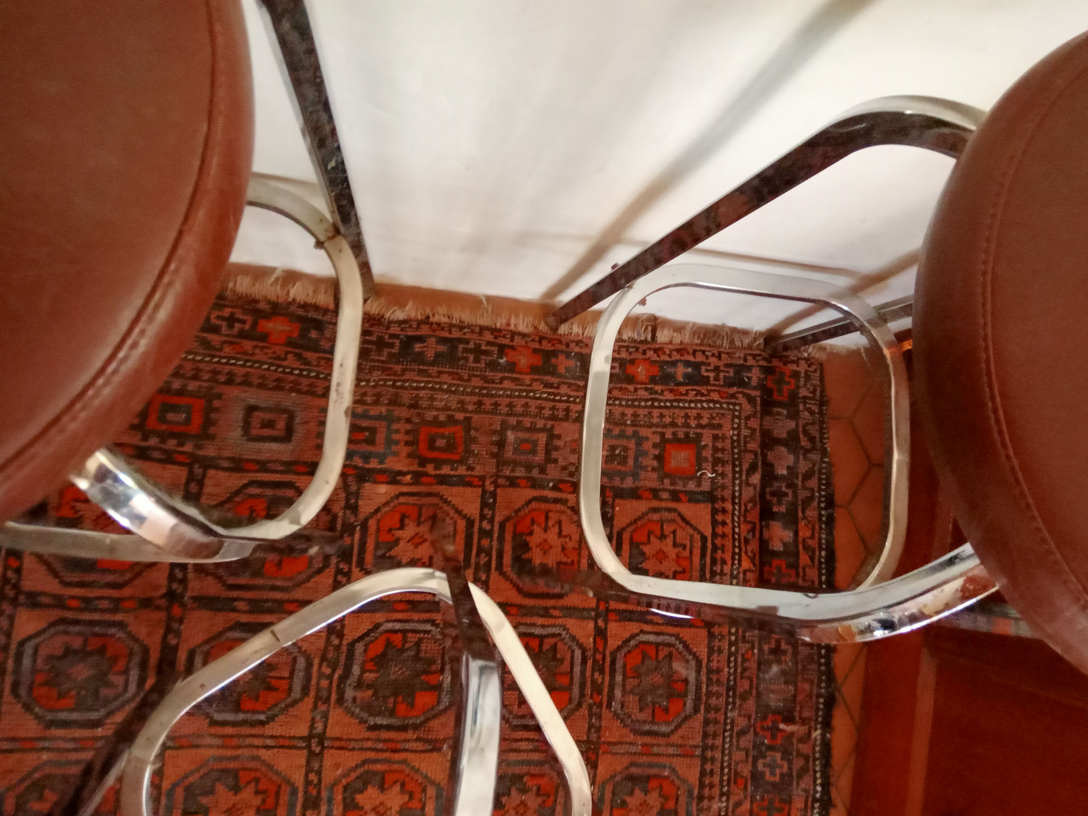 Set of three vintage bar stools