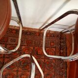 Set of three vintage bar stools