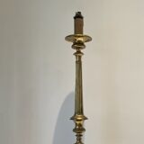 Lamp pique candle gilded bronze 60 cm, nineteenth century.