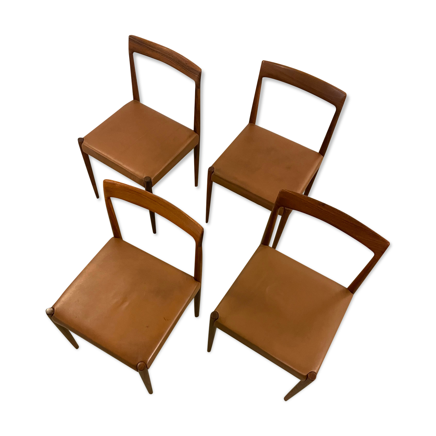 4x MidCentury Dining Chairs in Palisander