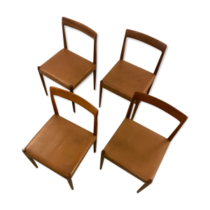 4 chaises de salle à - manger milieu