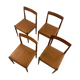 4x MidCentury Dining Chairs in Palisander