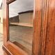 Two-body oak sideboard, circa 1890 — antique glasses and assembly