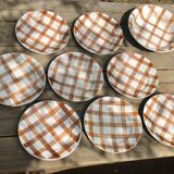 Set plates and dish Moulin des Loups