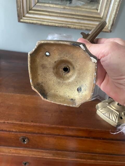 Pair of Art Deco wall sconces in frosted molded glass