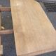 Art Deco extendable dining table with a central pedestal, stripped, made of solid oak 193.