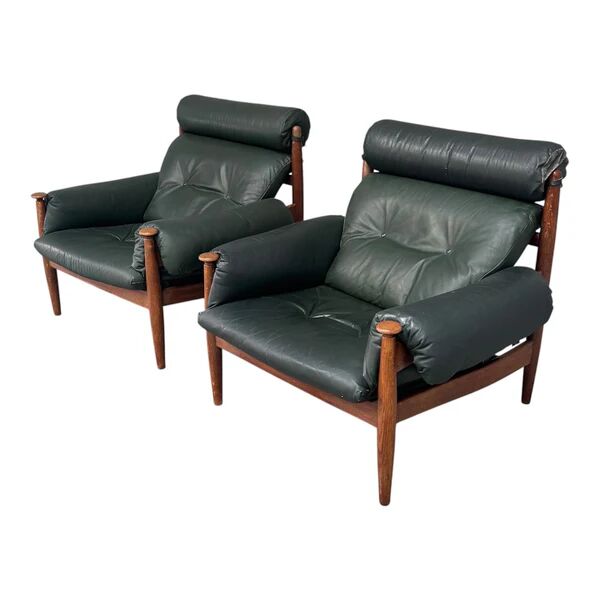 Fauteuils par Eric Merthen pour Ire Möbel AB, années 1960.