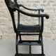 Dagobert chair in blackened wood