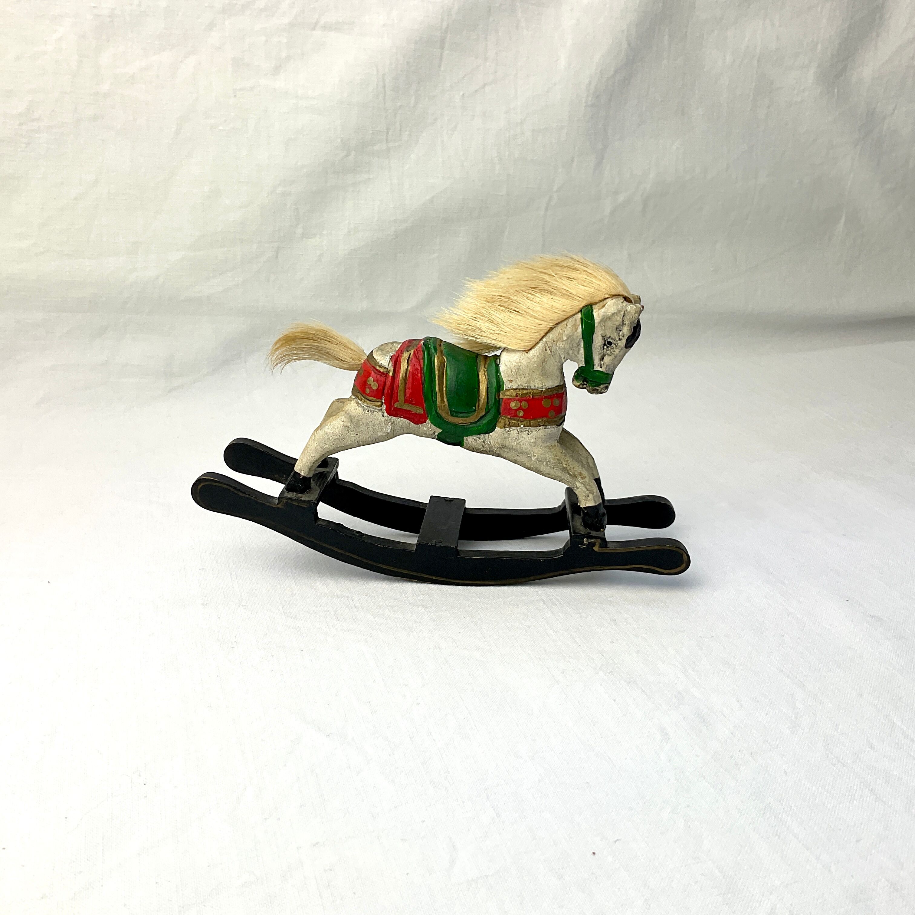 Small wooden horse toy