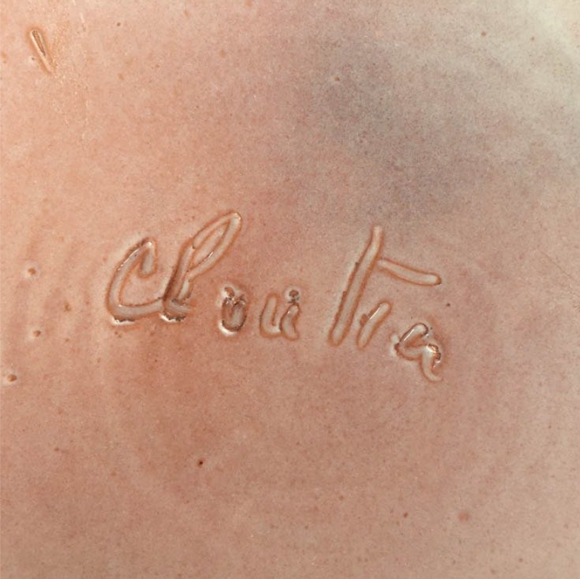 French Cloutier Frères Earthenware Jar, 1960s