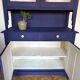Parisian blue oriental buffet cabinet