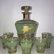 Service à liqueur Cristalor carafe et 7 verres