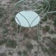Green wrought iron garden furniture