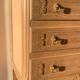 Commode style Louis XV rénovée -bois et couleur nude