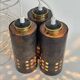Copper / glas pendants, Nanny Stiil , danmark Set of three , 70s image