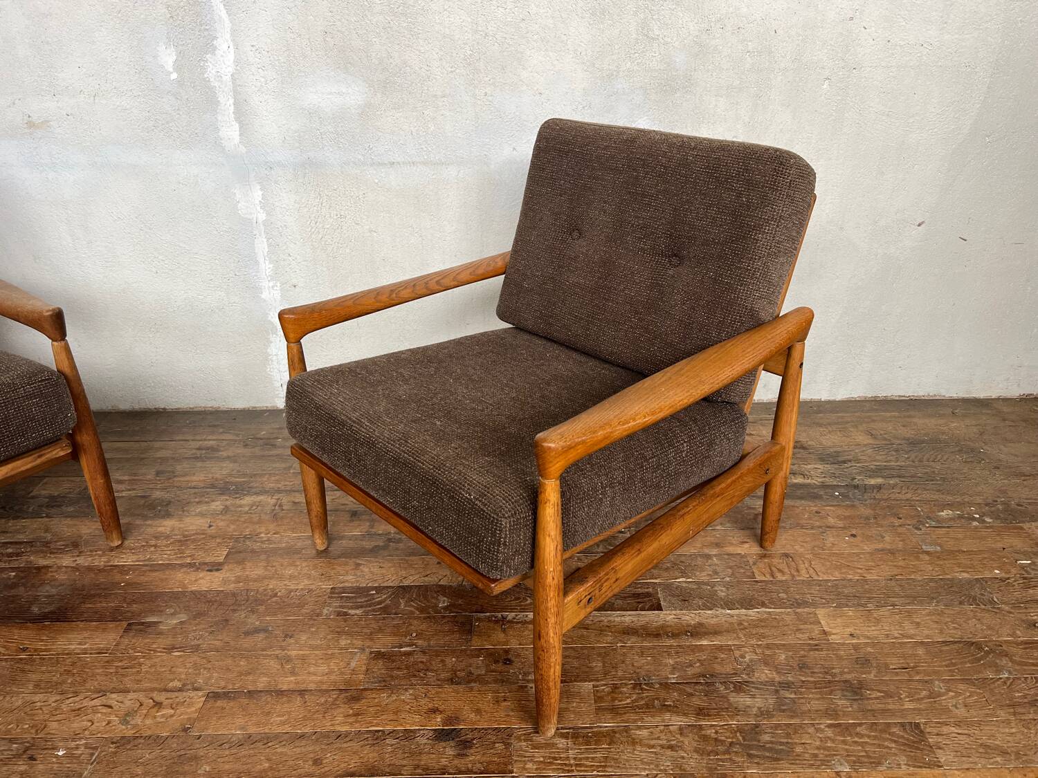 Pair of Scandinavian armchairs by Erik Wørtz for Möbel-Ikea, 1960