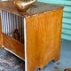 Cage à oiseaux en bois et acier