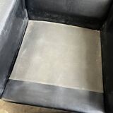 Set of 2 vintage individual seats/armchairs/club seats