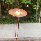 Lampadaire italien vintage effet marbre bordeaux