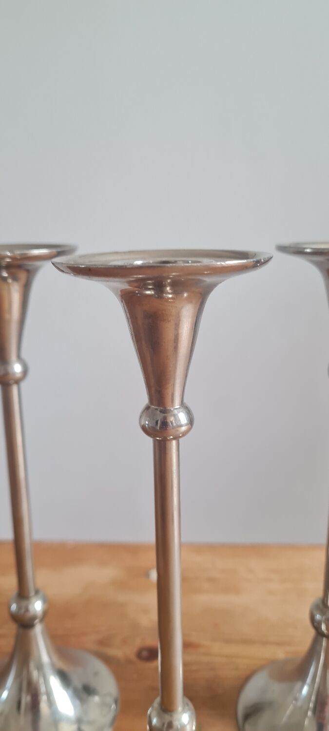 Set of 3 Scandinavian candle holders