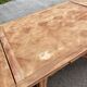 Renovated 1930s Spanish extendable dining table in oak.
