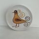 Decorative plate - Cerasarda le Pavonelle - vintage Italian
