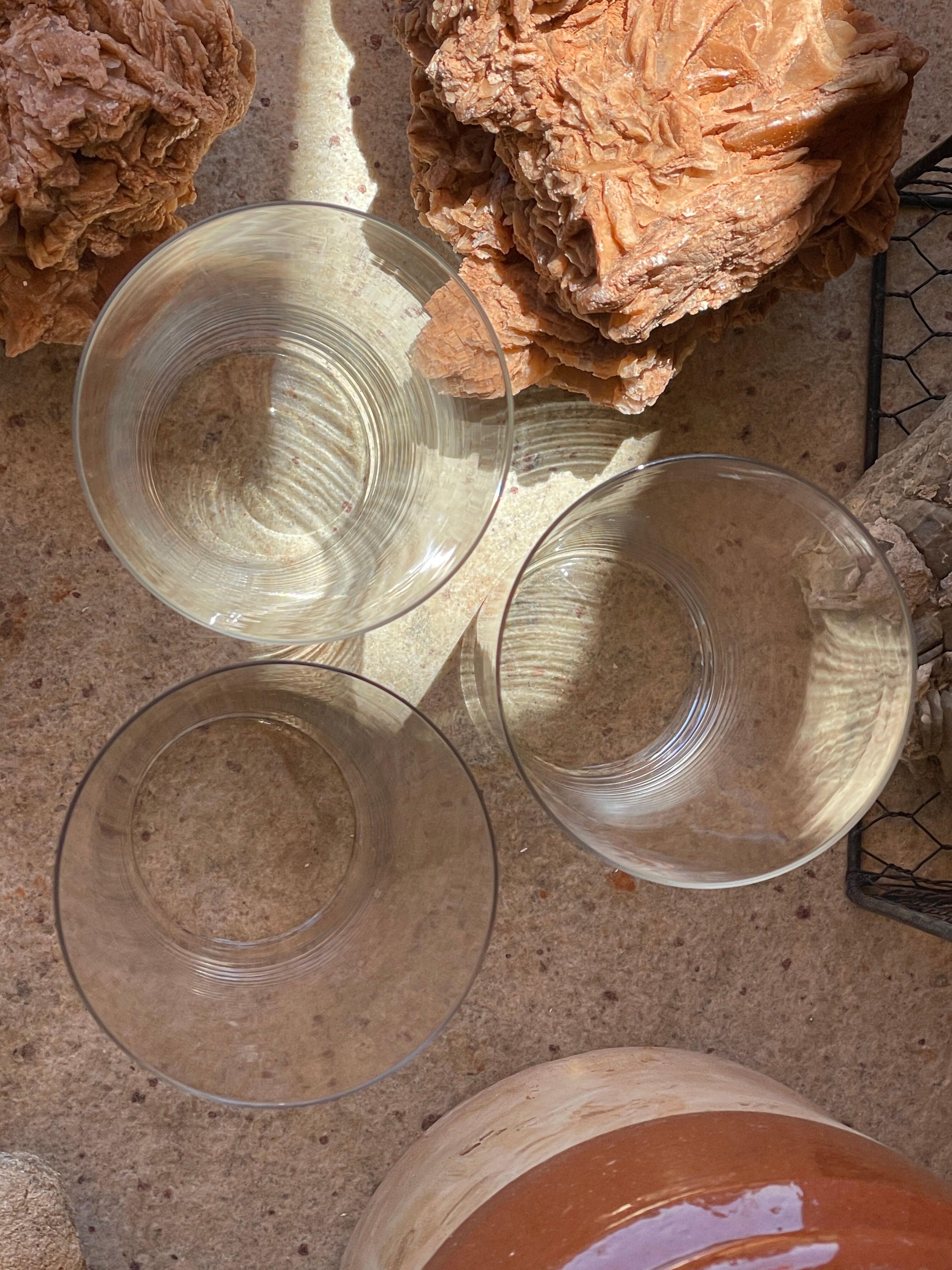 Old orangeade glasses, Baccarat crystal