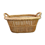 Basket or old wicker laundry basket