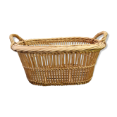 Basket or old wicker laundry basket