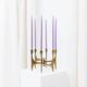 Doré Bronze Six-Arm Candleholder by Michael Harjes, Made in Germany, 1960s Mid-Century Modern