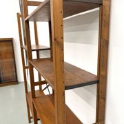 Bibliothèque Moderniste XXL en Pin Massif – Design Années 50 – L164 cm