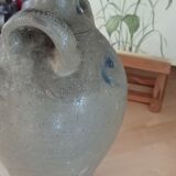 Old stoneware jar lamp